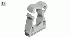 Abrazadera PVC "U" M22 c-base + cierre